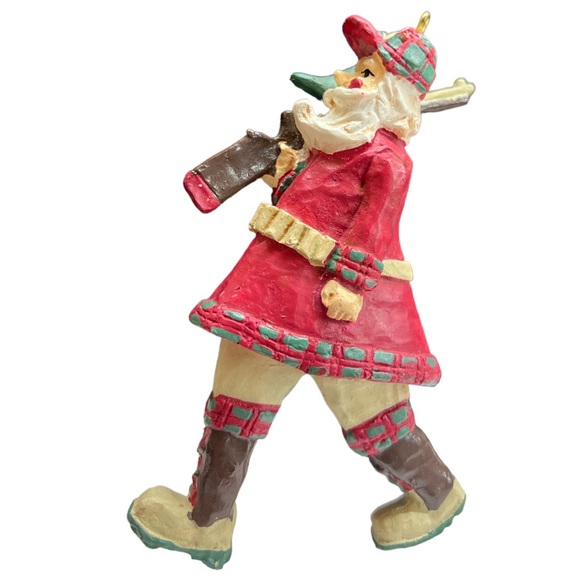 Other - Vintage Duck Hunting Santa Christmas Ornament